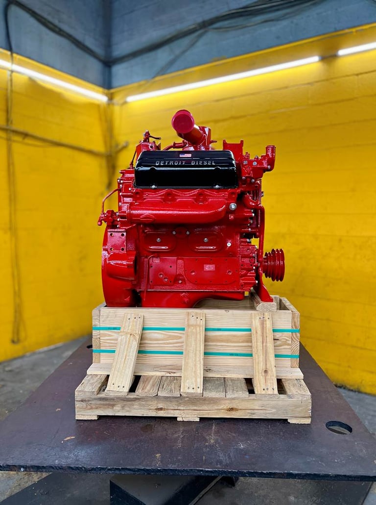 Detroit 6V53N Engine